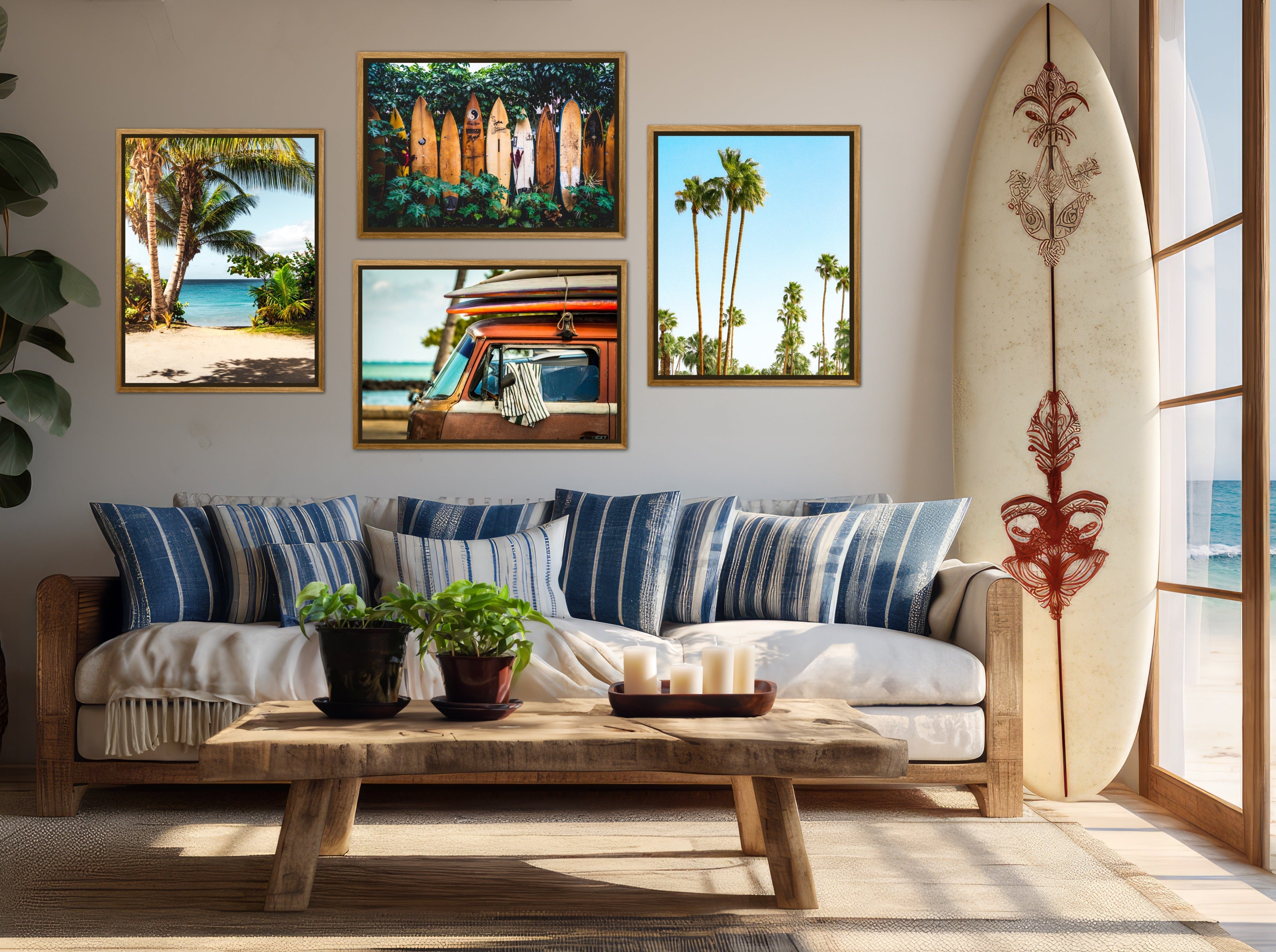 Wall Art Prints Beach House Available as Prints Mounted Canvas and