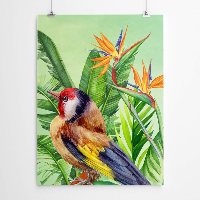 Watercolour Bird Wall Art