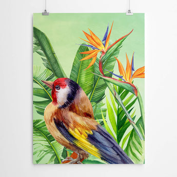 Artworld Wall Art Watercolour Bird Wall Art