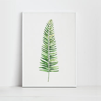 Artworld Wall Art Watercolour Botanical Fern Art