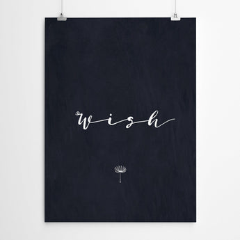 Artworld Wall Art Wish Typography Wall Art Prints