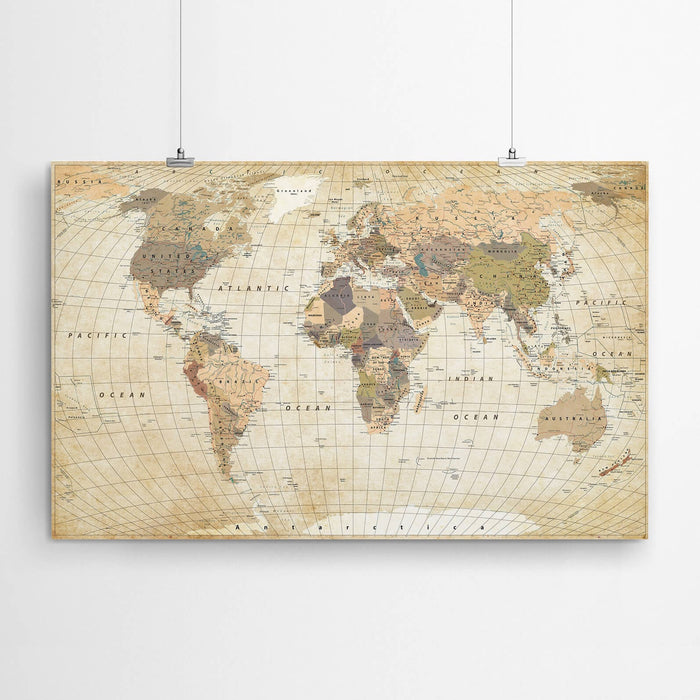 World Map Print
