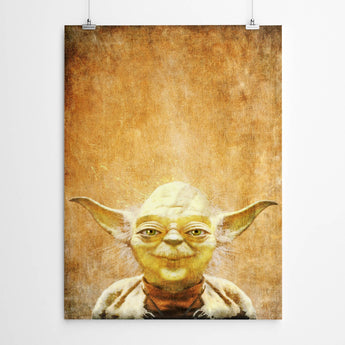 Artworld Wall Art Yoda Star Wars Movie Poster